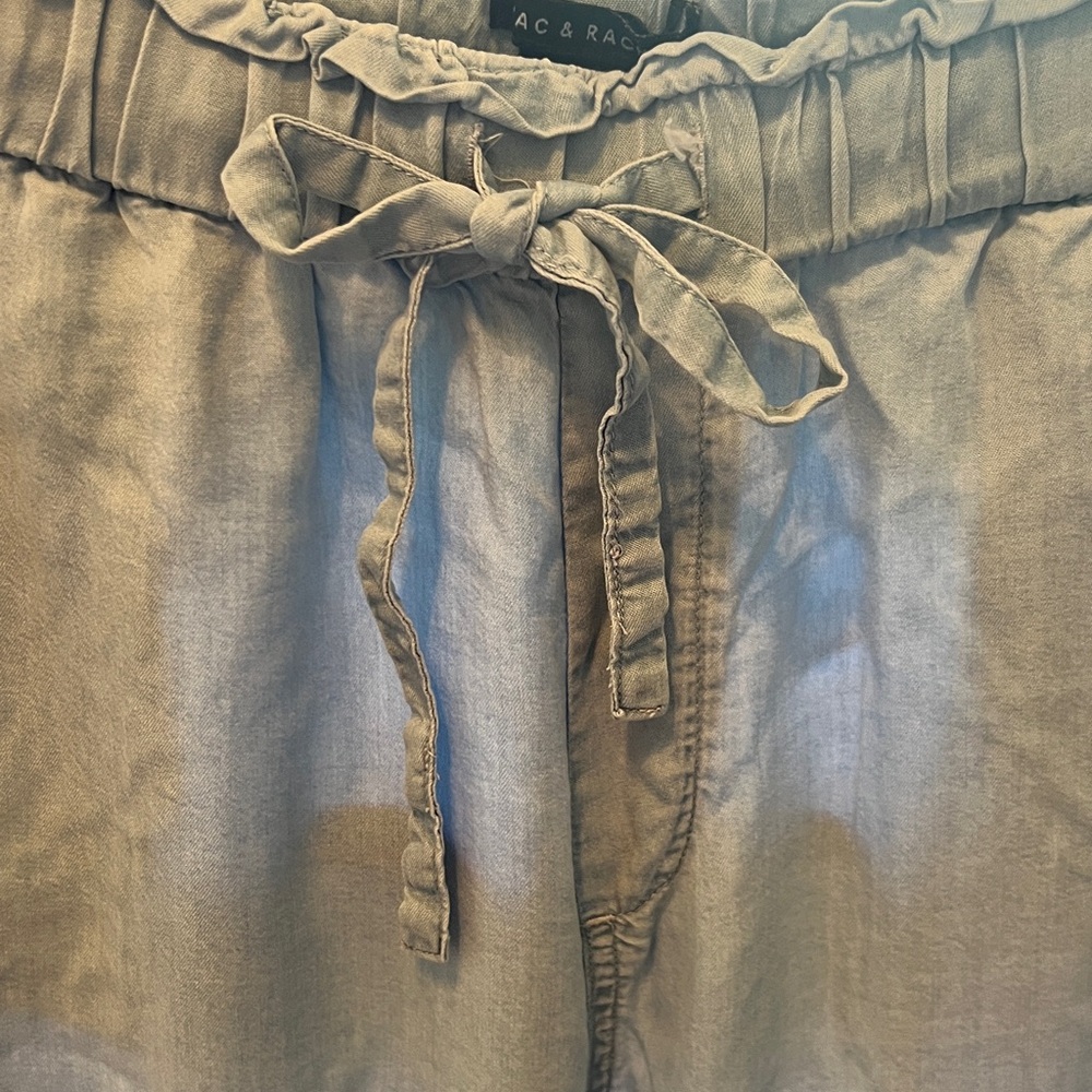 Zac & Rachel Light Blue Drawstring Pants - Picture 3 of 6